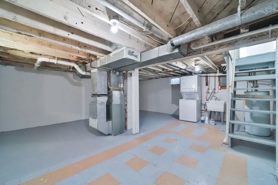Finished basement from the listing
